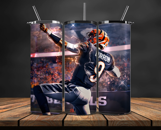 Cincinnati Bengals Tumbler Wrap, NFL Trendy Tumbler 20