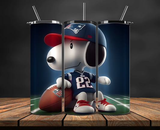 New England Patriots Tumbler Wrap, NFL Trendy Tumbler 20