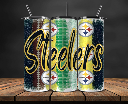 Pittsburgh Steelers Tumbler Wrap, NFL Trendy Tumbler 21