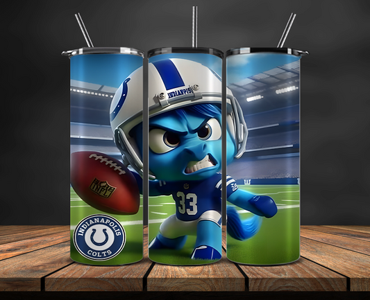 Indianapolis Colts Tumbler Wrap, NFL Trendy Tumbler 23