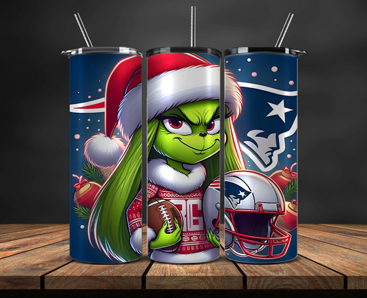 New England Patriots Tumbler Wrap, NFL Trendy Tumbler 23