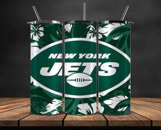 New York Jets Tumbler Wrap, NFL Trendy Tumbler 24