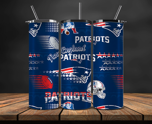 New England Patriots Tumbler Wrap, NFL Trendy Tumbler 25