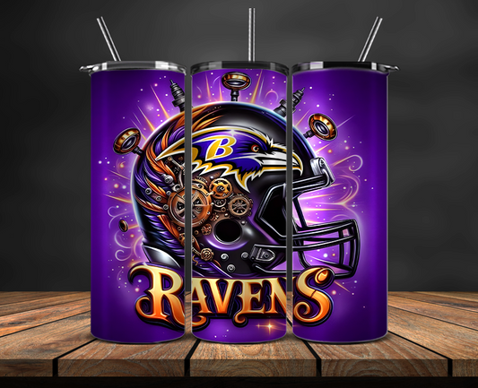 Baltimore Ravens Tumbler Wrap, NFL Trendy Tumbler 27
