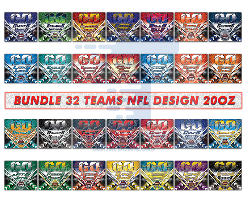 Sports Tumbler Wrap Bundle 27