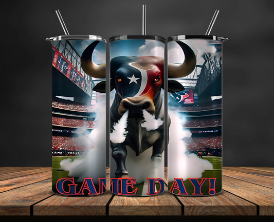 Houston Texans Tumbler Wrap, NFL Trendy Tumbler 29