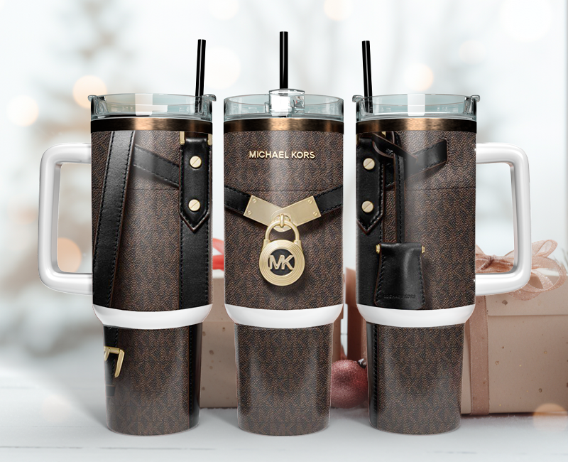 Michael Kors Tumbler Wrap 40oz,Tumbler Wrap with Logo Fashion - Instant PNG File 29