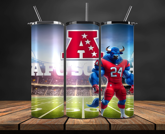 Houston Texans Tumbler Wrap, NFL Trendy Tumbler 02
