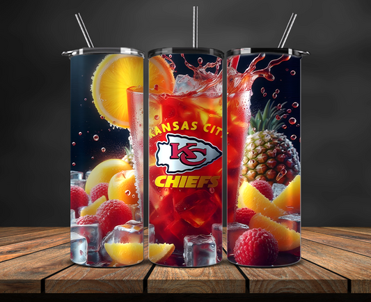 Kansas City Chiefs Tumbler Wrap, NFL Trendy Tumbler 02