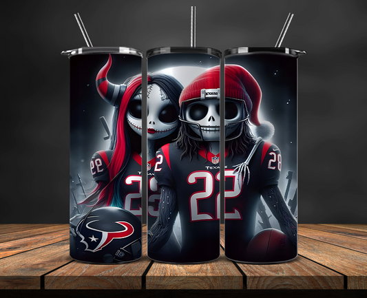 Houston Texans Tumbler Wrap, NFL Trendy Tumbler 30