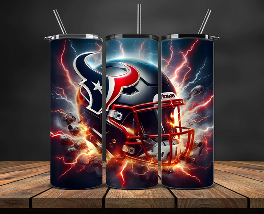 Houston Texans Tumbler Wrap, NFL Trendy Tumbler 32
