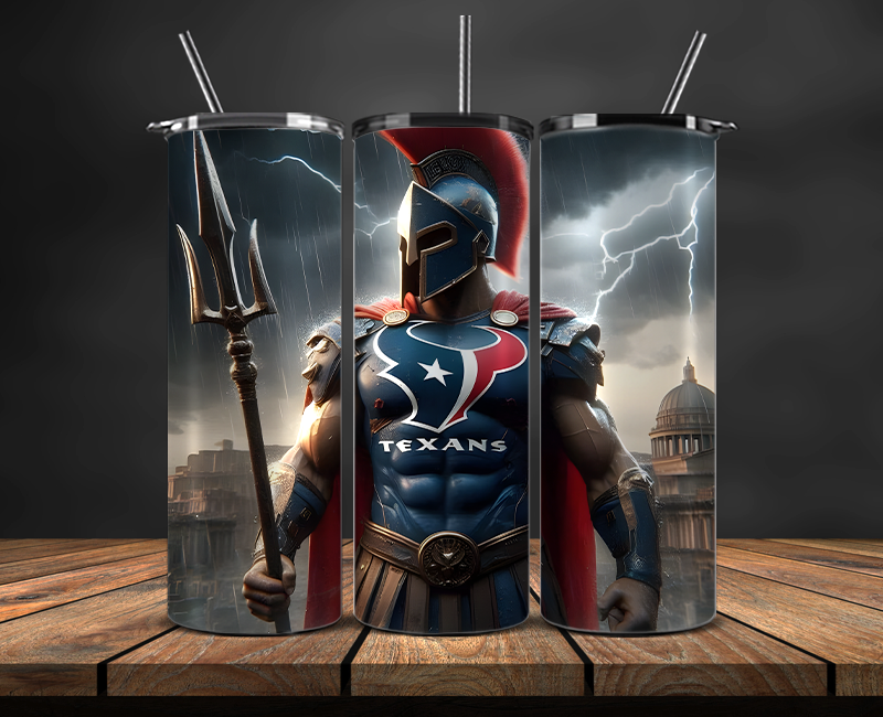 Houston Texans Tumbler Wrap, NFL Trendy Tumbler 33