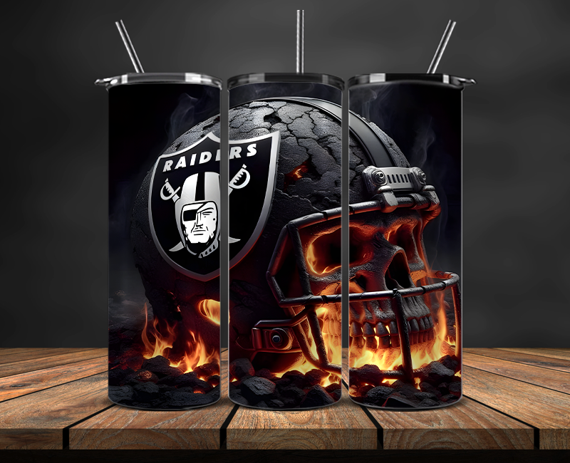 Las Vegas Raiders Tumbler Wrap, NFL Trendy Tumbler 34