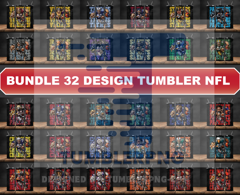 Sports Tumbler Wrap Bundle 36