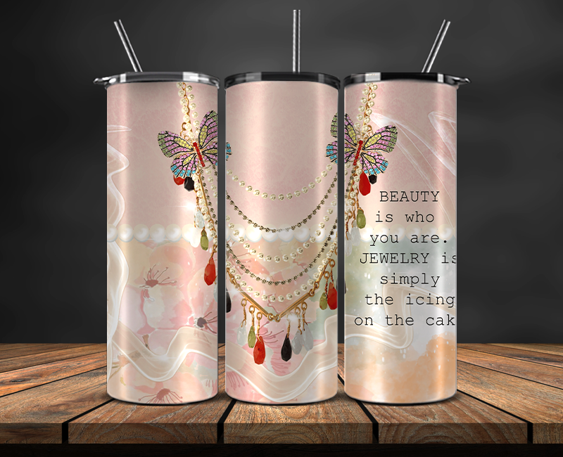stylish tumbler wrap with clean and sophisticated look