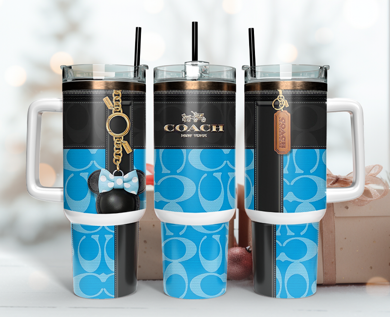Coach Tumbler Wrap 40oz,Tumbler Wrap with Logo Fashion - Instant PNG File 39