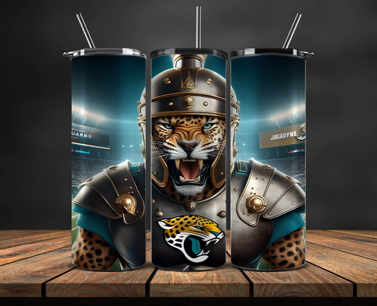 Jacksonville Jaguars Tumbler Wrap, NFL Trendy Tumbler 03
