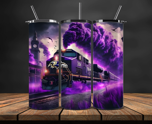 Baltimore Ravens Tumbler Wrap, NFL Trendy Tumbler 03