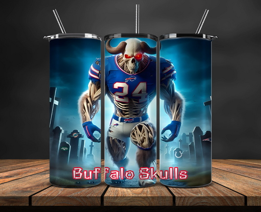 Buffalo Bills Tumbler Wrap, NFL Trendy Tumbler 03