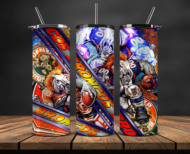 American football themed tumbler wrap design for 20oz skinny tumbler, sports fan style