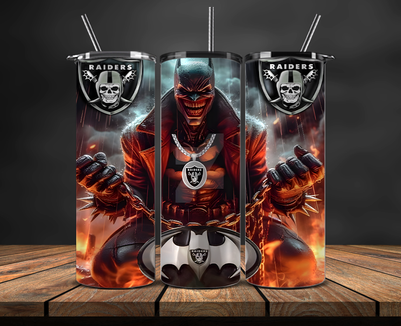 Las Vegas Raiders Tumbler Wrap, NFL Trendy Tumbler 04