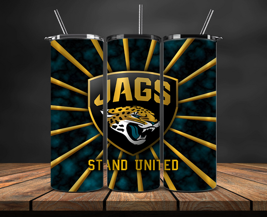 Jacksonville Jaguars Tumbler Wrap, NFL Trendy Tumbler 04