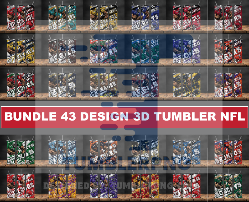 Sports Tumbler Wrap Bundle 04