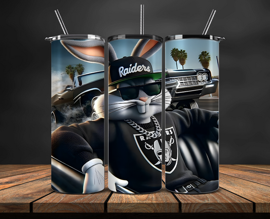 Las Vegas Raiders Tumbler Wrap, NFL Trendy Tumbler 05