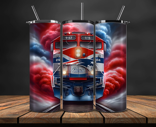 New England Patriots Tumbler Wrap, NFL Trendy Tumbler 05