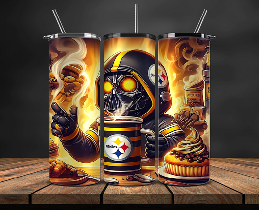 Pittsburgh Steelers Tumbler Wrap, NFL Trendy Tumbler 06