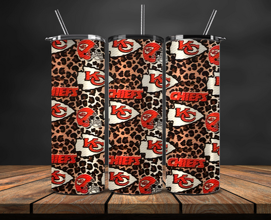 Kansas City Chiefs Tumbler Wrap, NFL Trendy Tumbler 06
