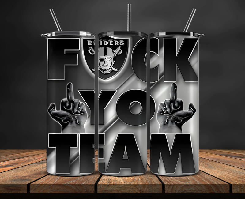 Las Vegas Raiders Tumbler Wrap, NFL Trendy Tumbler 06