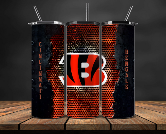 Cincinnati Bengals Tumbler Wrap, NFL Trendy Tumbler 07