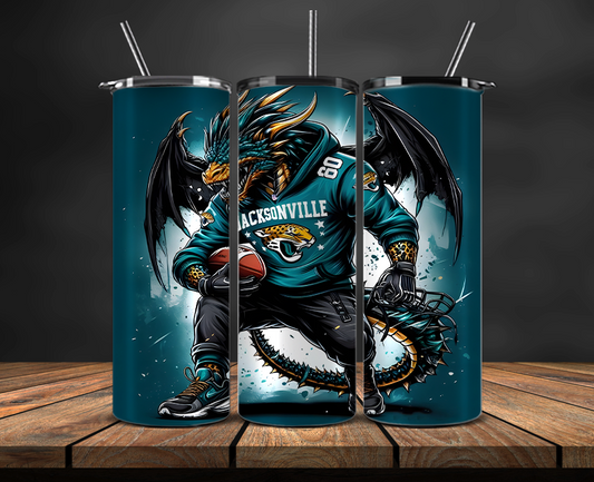 Jacksonville Jaguars Tumbler Wrap, NFL Trendy Tumbler 07