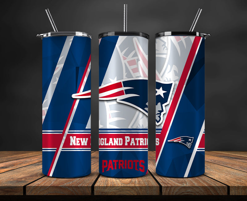 American football themed tumbler wrap design for 20oz skinny tumbler, sports fan style