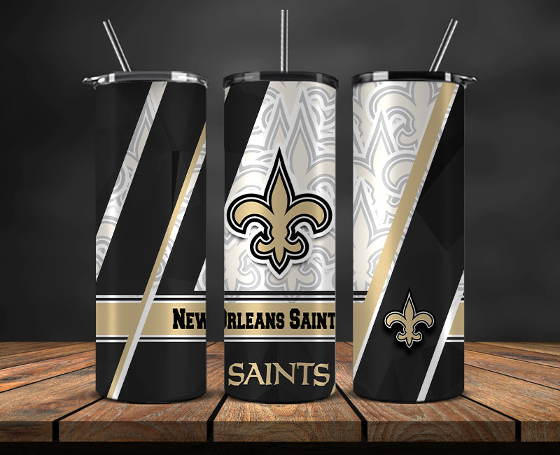 American football themed tumbler wrap design for 20oz skinny tumbler, sports fan style