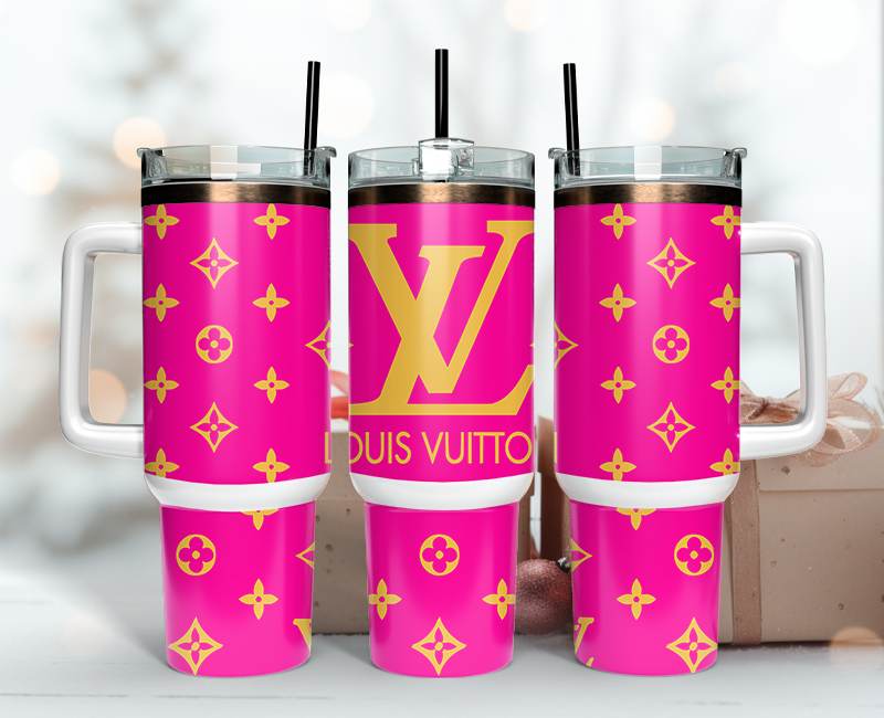 Louis Vuitton Tumbler Wrap 40oz,Tumbler Wrap with Logo Fashion - Instant PNG File 89