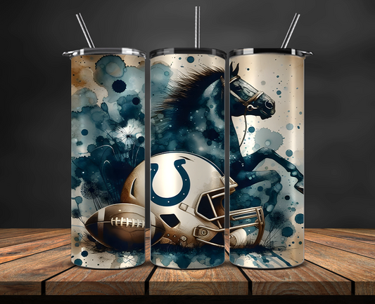 Indianapolis Colts Tumbler Wrap, NFL Trendy Tumbler 08