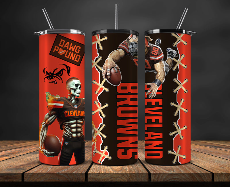 American football themed tumbler wrap design for 20oz skinny tumbler, sports fan style