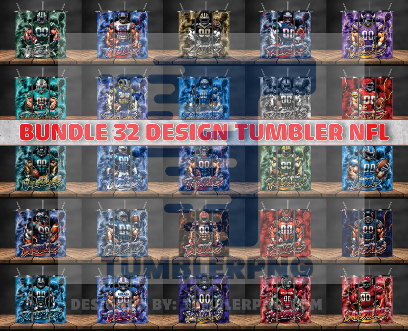 Sports Tumbler Wrap Bundle 93