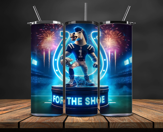 Indianapolis Colts Tumbler Wrap, NFL Trendy Tumbler 09