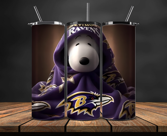 Baltimore Ravens Tumbler Wrap, NFL Trendy Tumbler 09