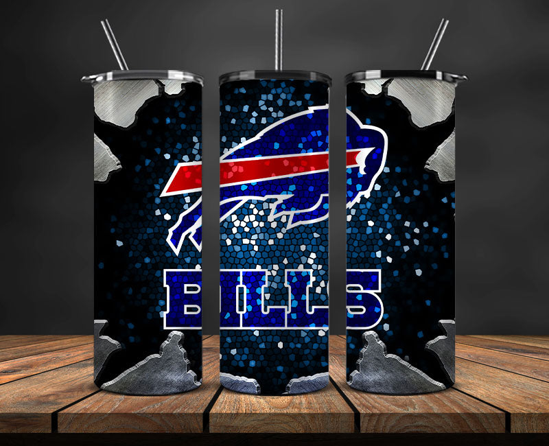 Buffalo Bills Tumbler 20oz ,Bills Logo Tumbler 20oz , NFL Football 20oz LUH -100