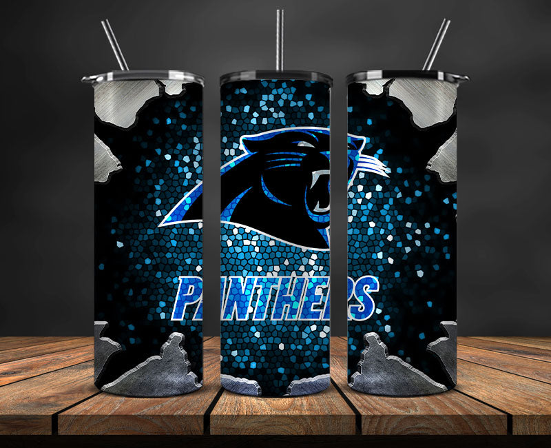 Carolina Panthers Tumbler 20oz ,Panthers Logo Tumbler 20oz , NFL Football 20oz LUH -101