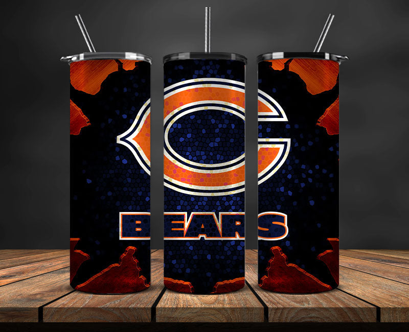 Chicago Bears Tumbler 20oz ,Bears Logo Tumbler 20oz , NFL Football 20oz LUH -102