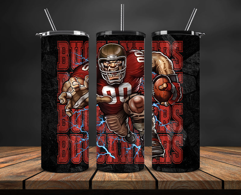 Tampa Bay Buccaneers Tumbler, Buccaneers Logo Tumbler 20oz ,NFL Season 2023 LUF- 102