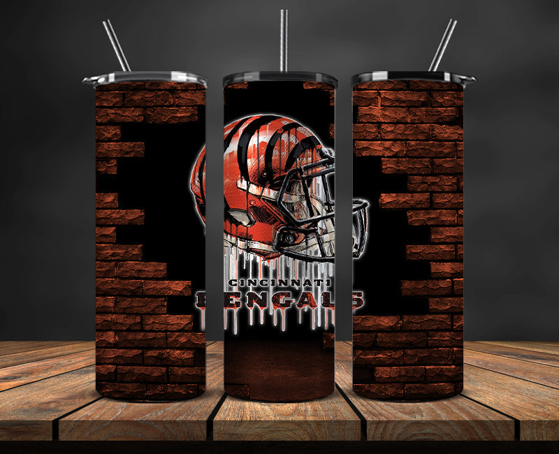 Cincinnati Bengals Tumbler, BengalsLogo Tumbler 20oz ,NFL Football 20oz LUG- 103