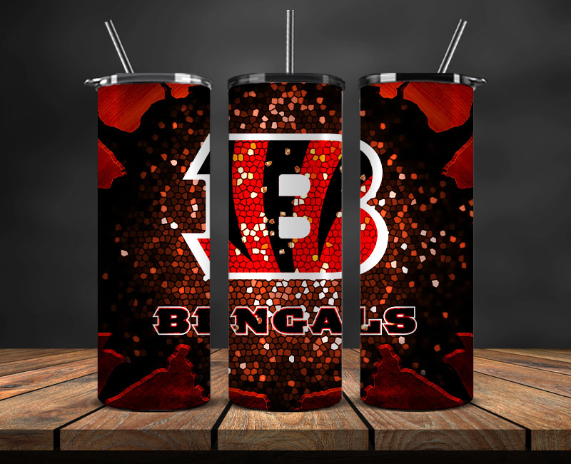 Cincinnati Bengals Tumbler 20oz ,Bengals Logo Tumbler 20oz , NFL Football 20oz LUH -103