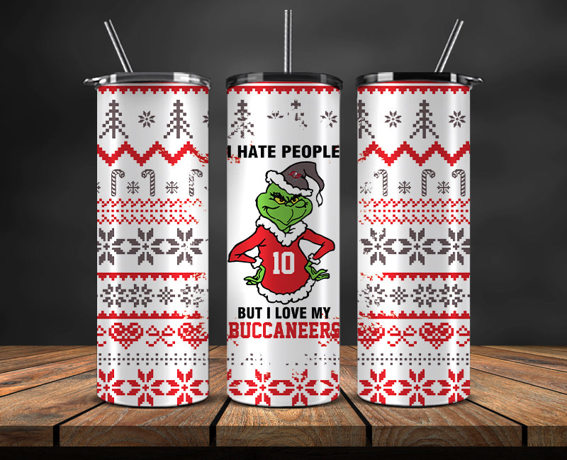 Tampa Bay Buccaneers Christmas Tumbler 20oz,NFL Merry Christmas 20oz, NFL Christmas Tumbler 20oz 103