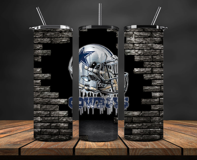 Dallas Cowboys Tumbler, CowboysLogo Tumbler 20oz ,NFL Football 20oz LUG- 105